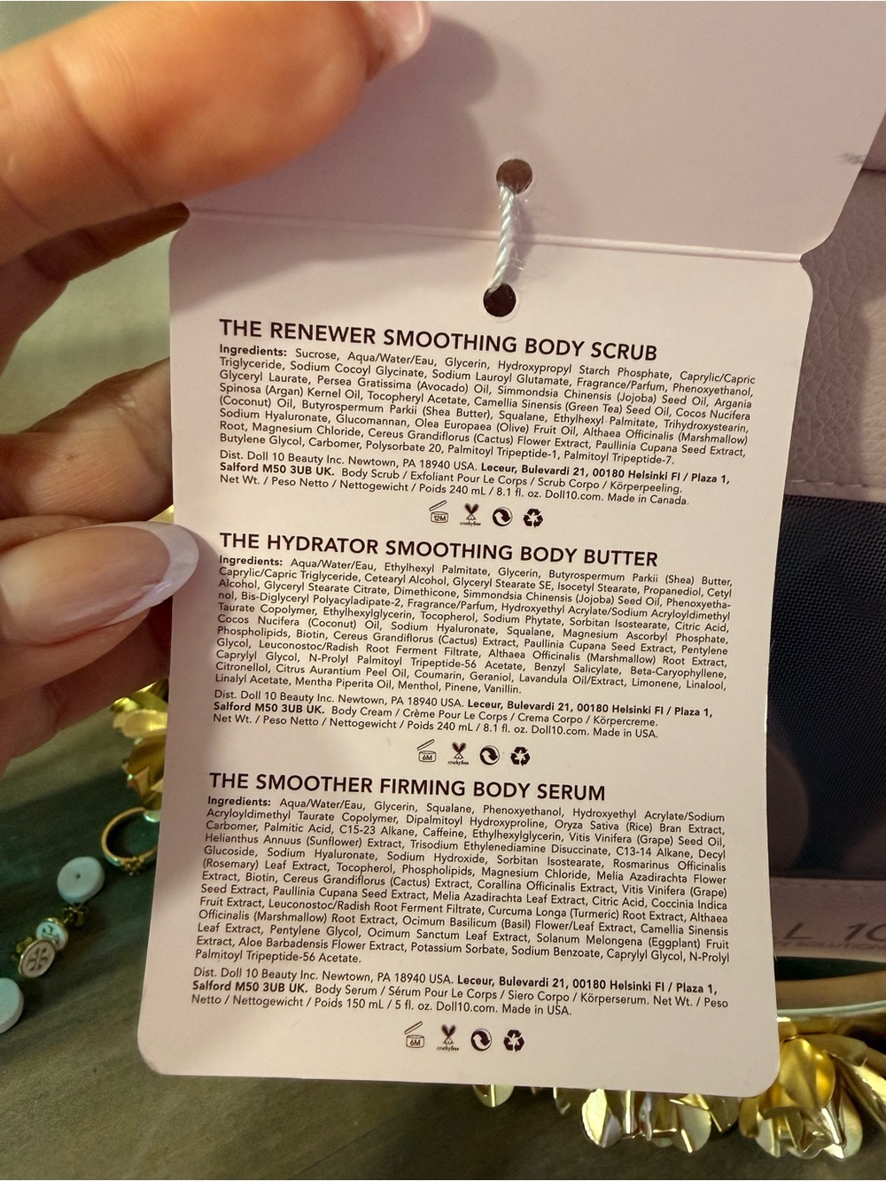 DOLLSKIN BODY Body care trio - the smoother, the renewer, the hydrator by DOLL10 - Picture 11 of 11